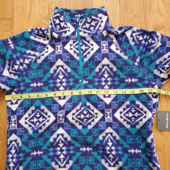 Eddie Bauer Fleece Pullover Sweatshirt Size Small - Picture 8 of 10
